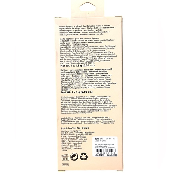 Icing Matte Lipgloss & Lip Liner (New in Box) - Picture 2 of 2